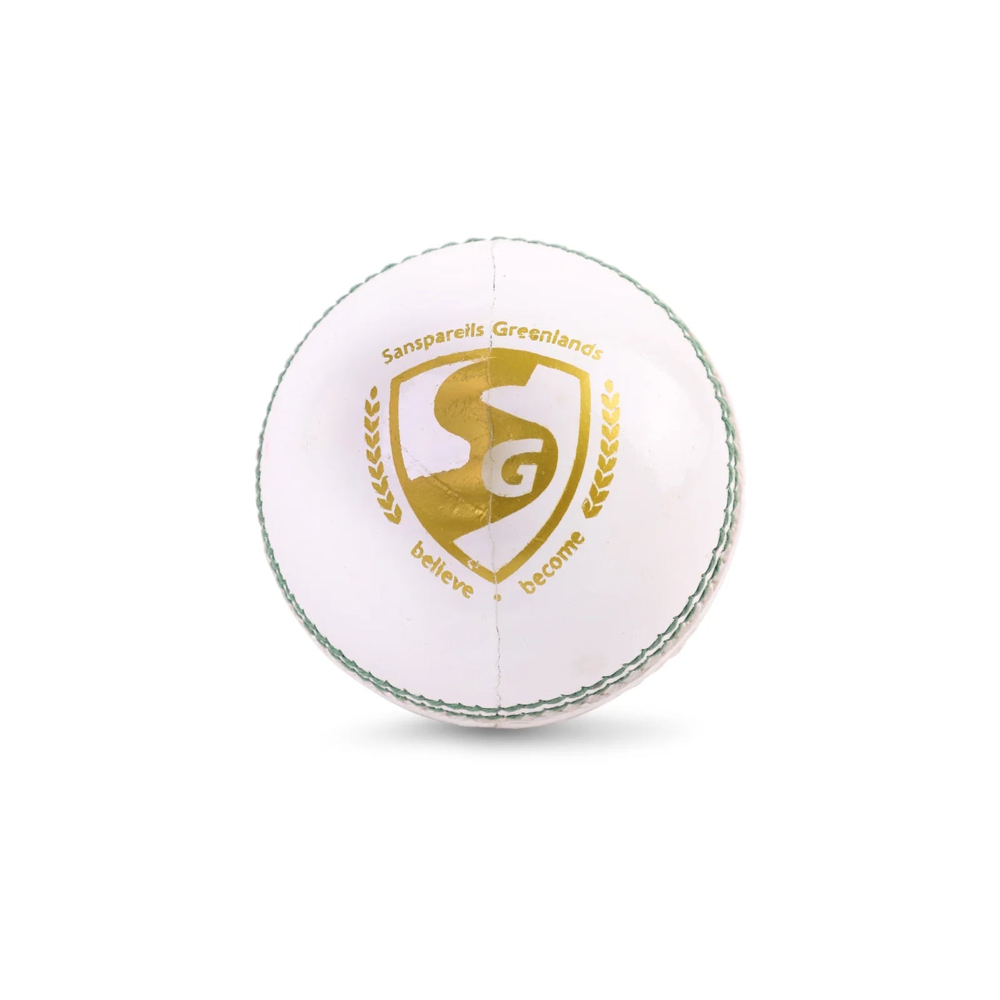 SG CLUB WHITE LEATHER CRICKET BALL(PACK OF 2) -ADULT