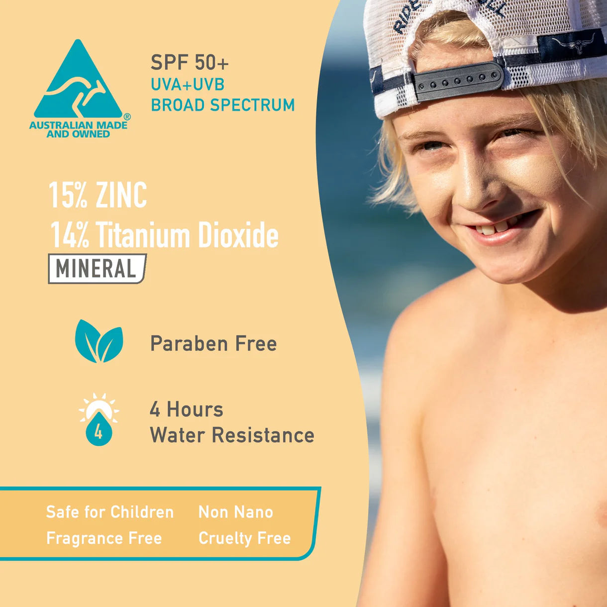 SUN ZAPPER ZINC STICK BROWN