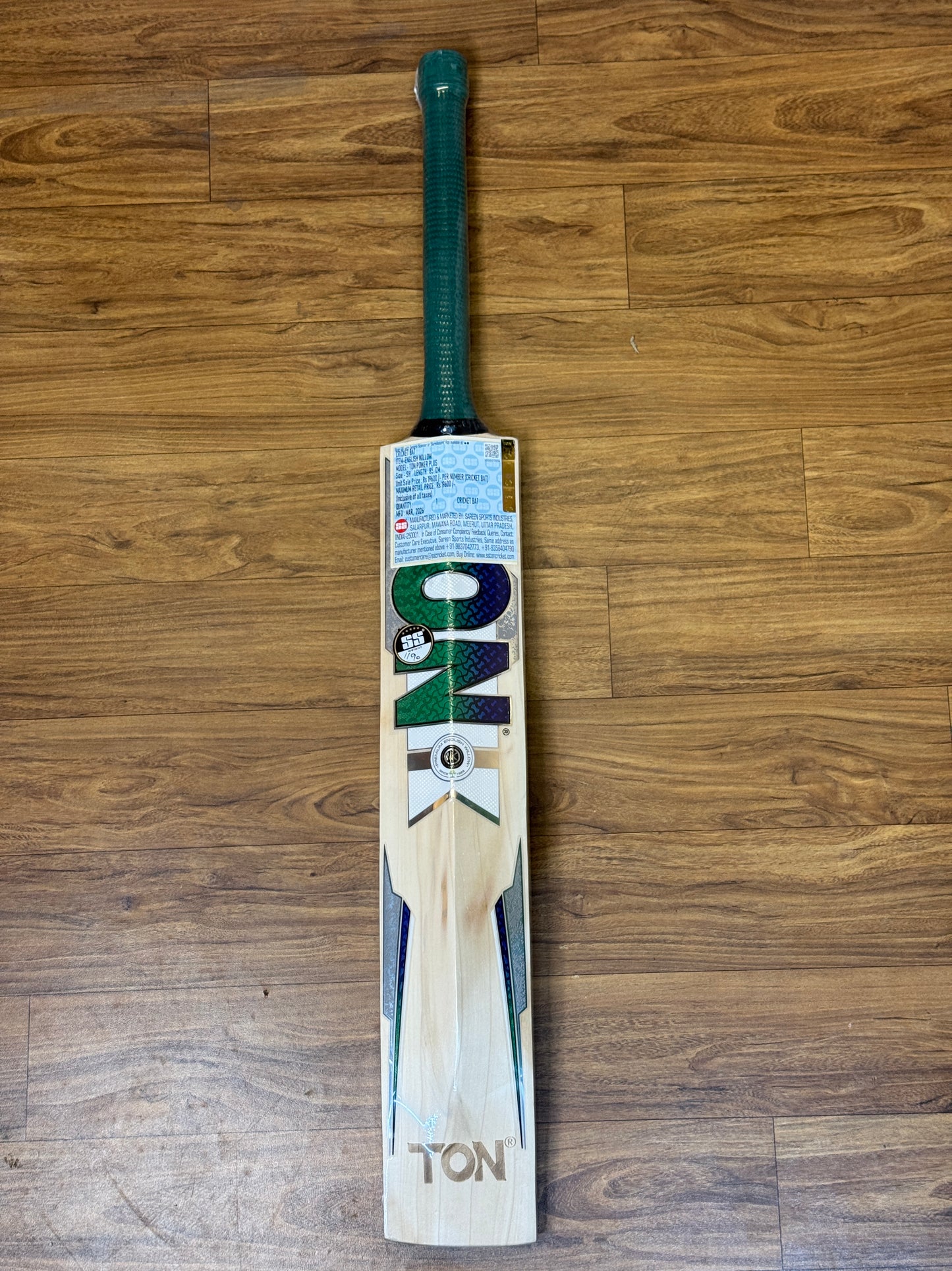 SS TON POWER PLUS ENGLISH WILLOW CRICKET BAT-SH
