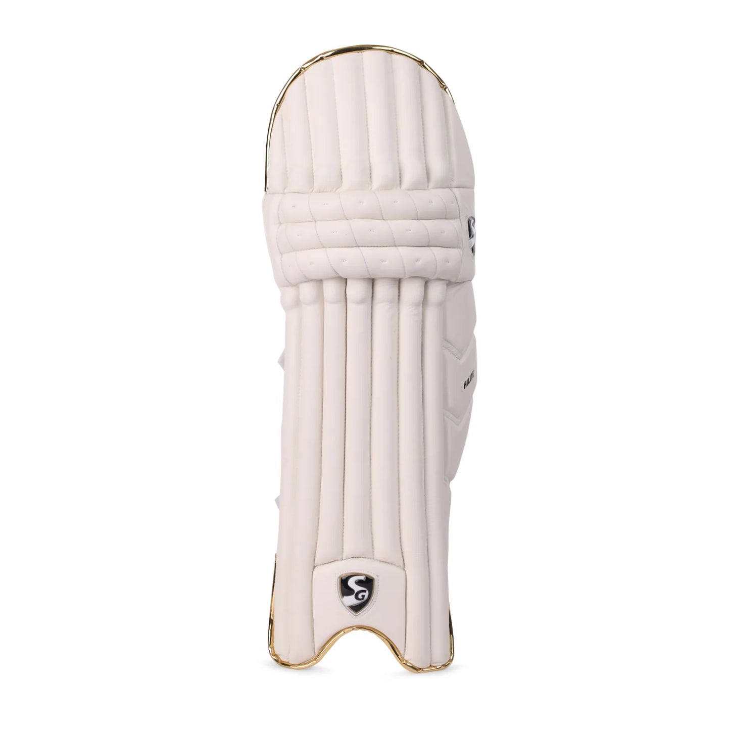 SG HILITE WHITE BATTING LEG GUARD- ADULT