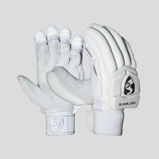 SG TEST WHITE BATTING GLOVES-MENS