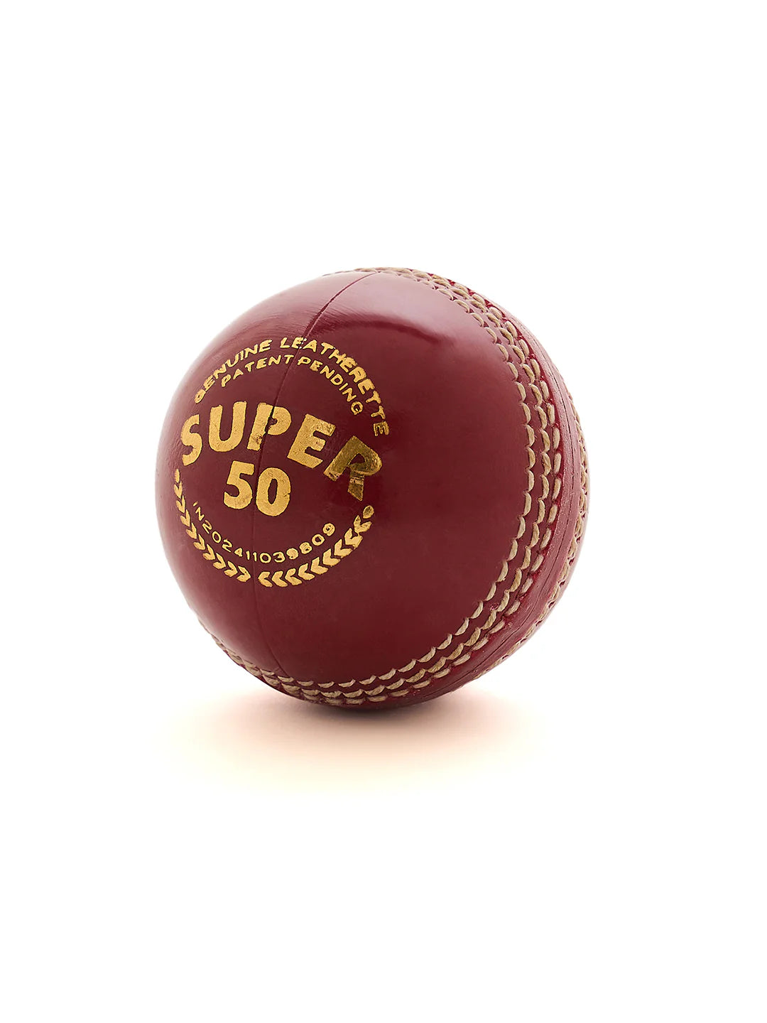 SG SUPER 50 RED LEATHER CRICKET BALL(PACK OF 2)