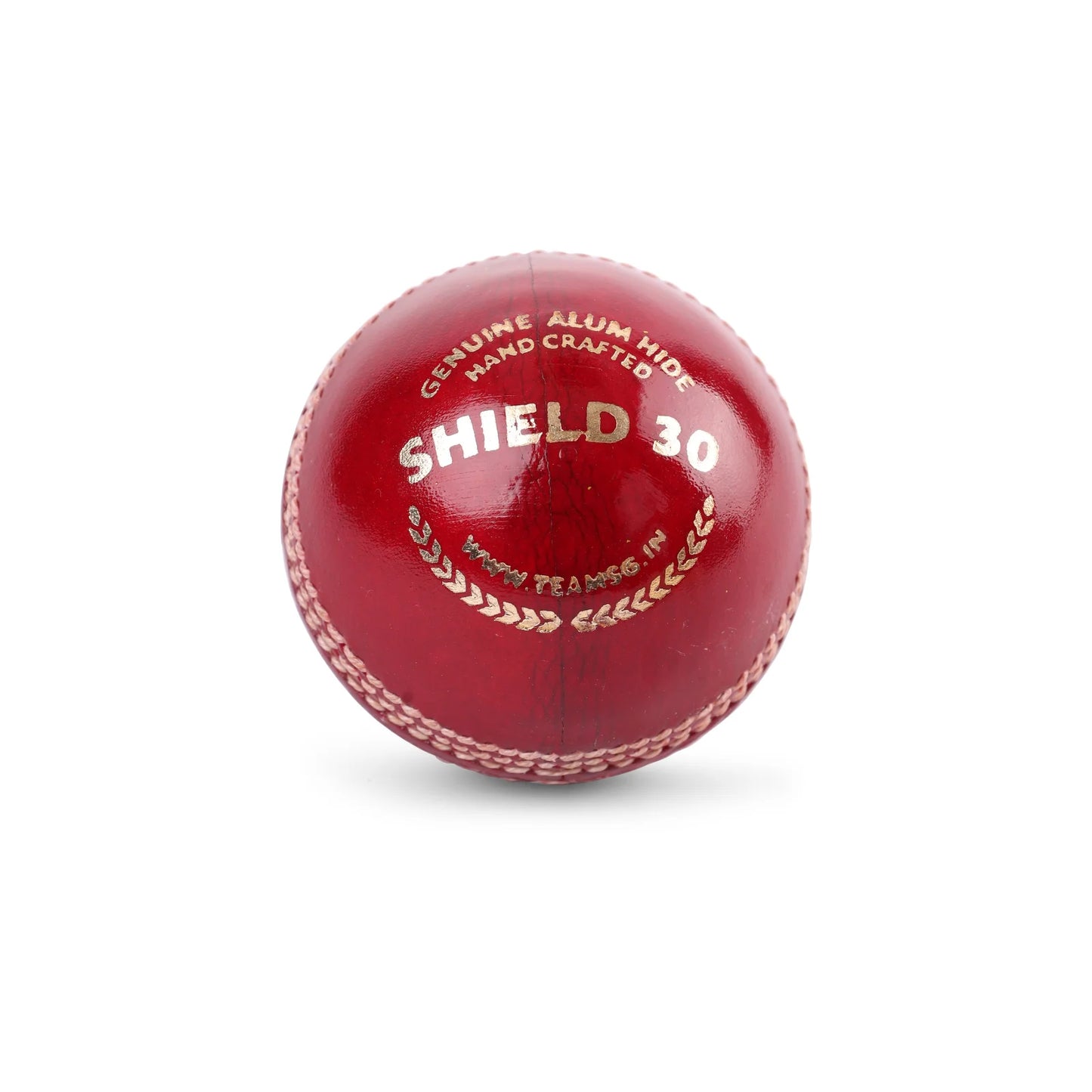 SG SHIELD 30 RED LEATHER CRICKET BALL(PACK OF 2)-ADULT