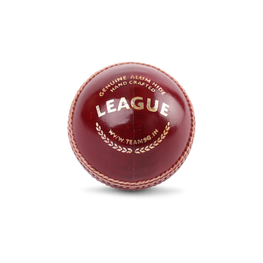 SG LEAGUE RED LEATHER CRICKET BALL(PACK OF 2)-ADULT