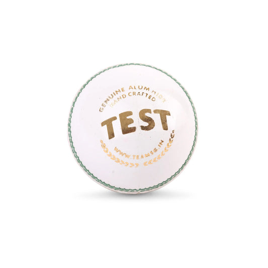SG TEST WHITE CRICKET LEATHER BALL-ADULT
