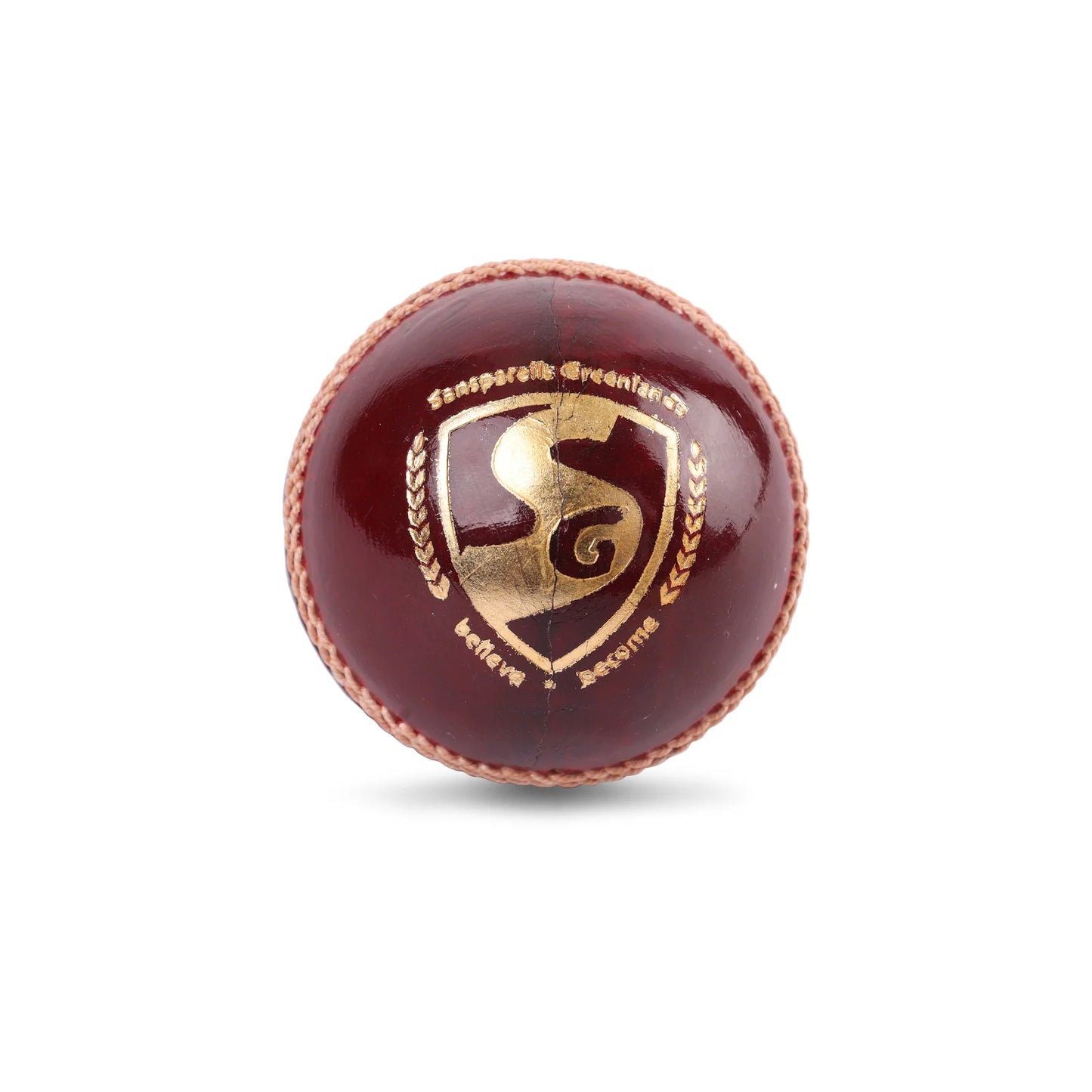 SG CLUB RED LEATHER CRICKET BALL(PACK OF 2) -ADULT