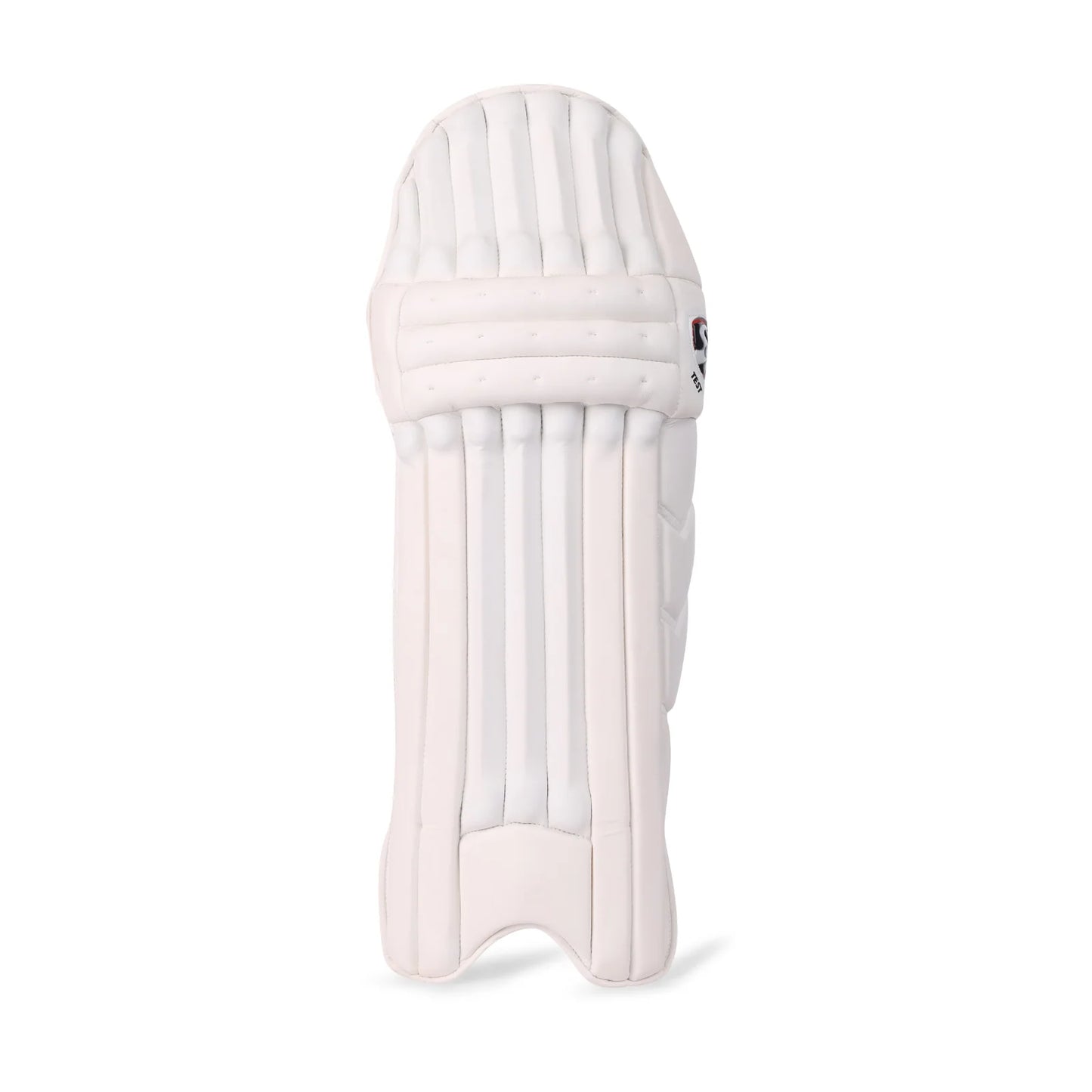 SG TEST WHITE CRICKET BATTING LEG GUARD
