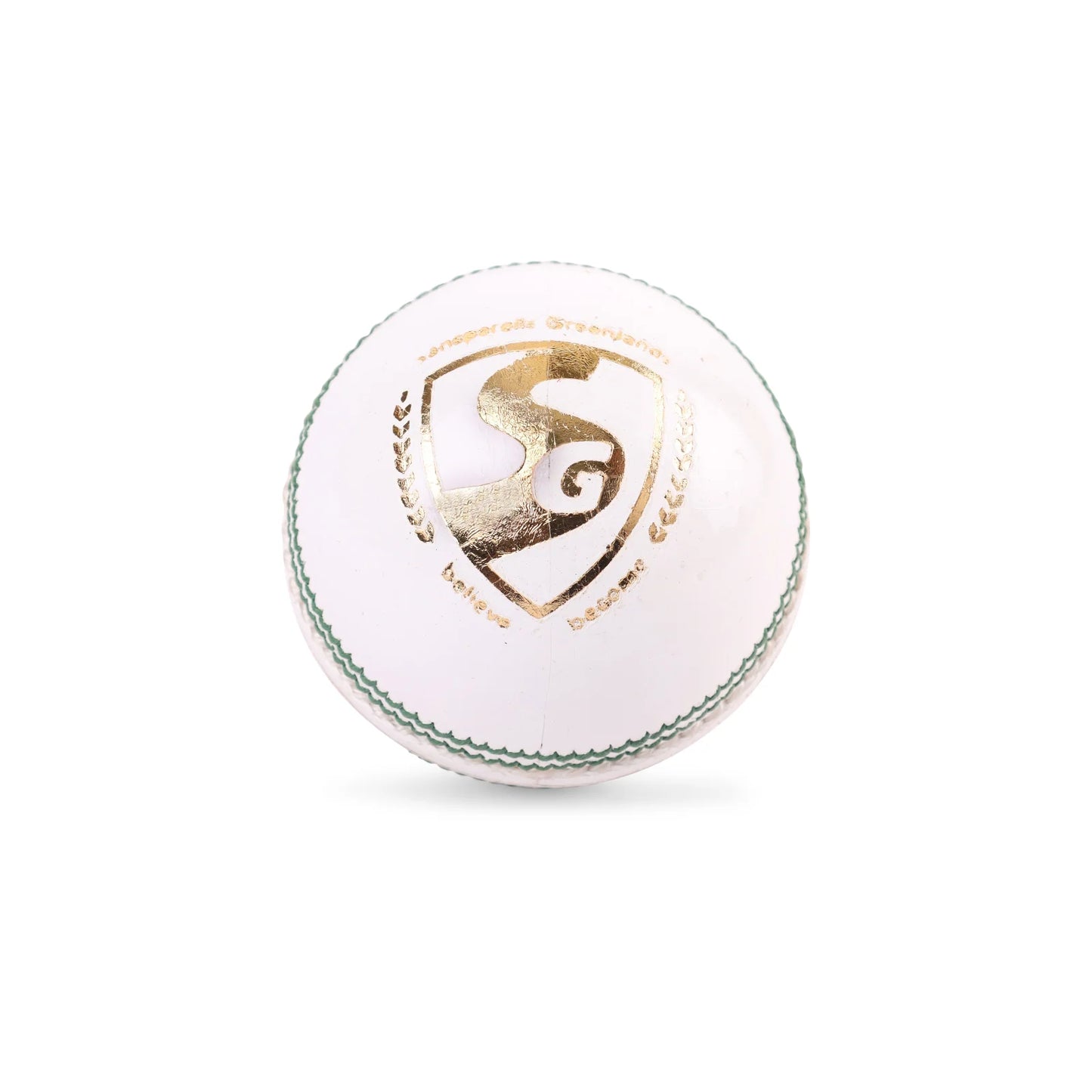 SG TEST LE WHITE LEATHER CRICKET BALL-ADULT
