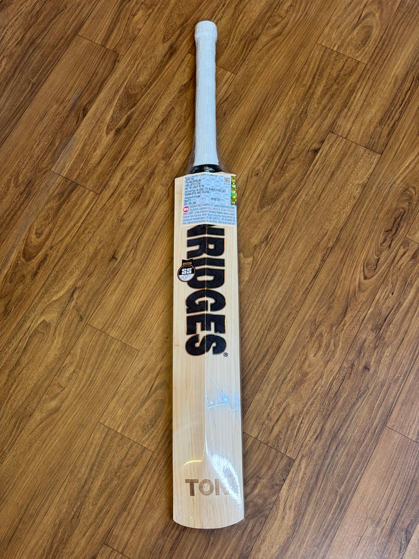 SS TON RETRO CLASSIC ENGLISH WILLOW CRICKET BAT-SH