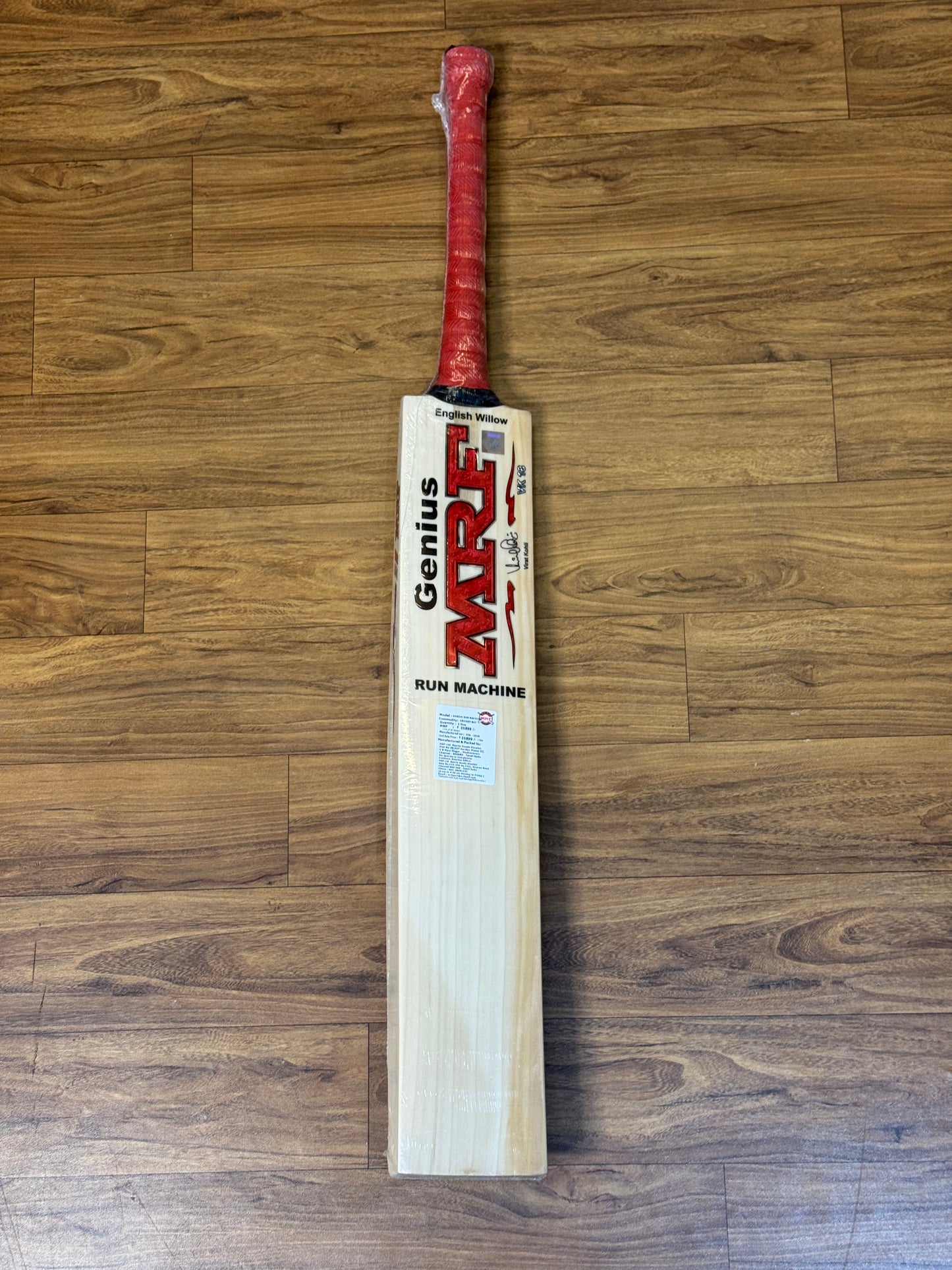 MRF GENIUS RUN MACHINE ENGLISH WILLOW CRICKET BAT - SH