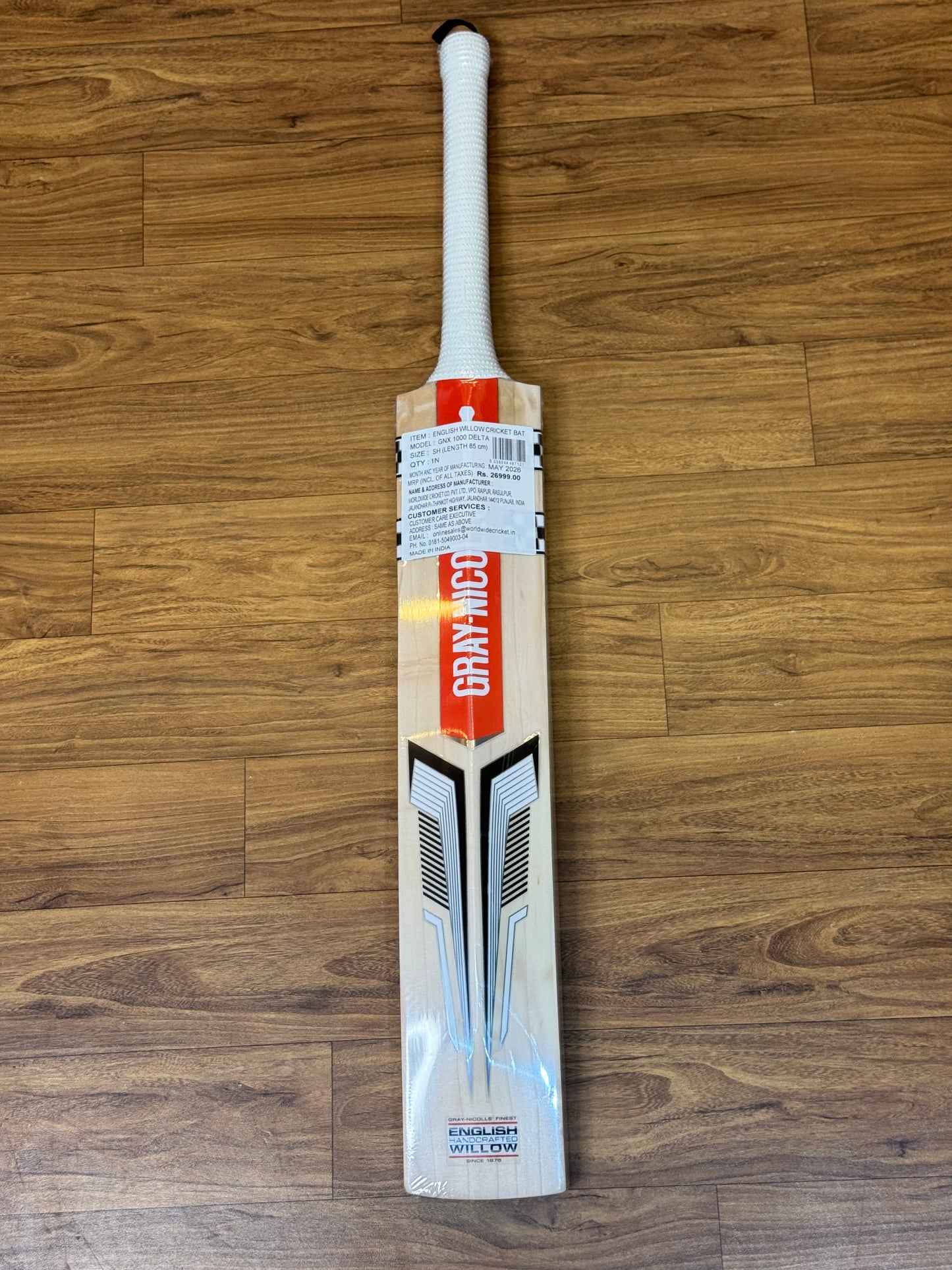 GRAY NICOLLS GNX 1000 DELTA ENGLISH WILLOW CRICKET BAT-SH