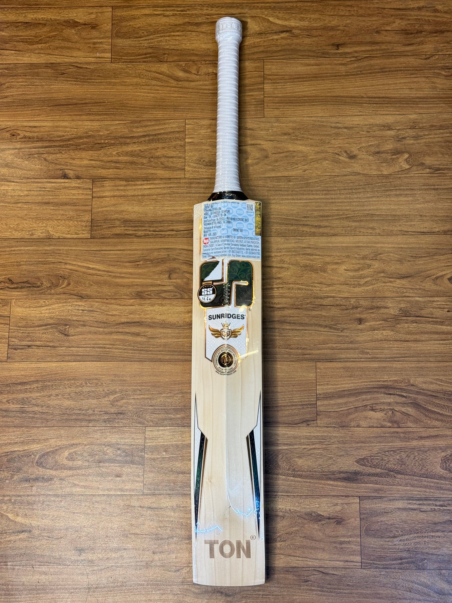 SS SMACKER SIGNATURE ENGLISH WILLOW CRICKET BAT-SH