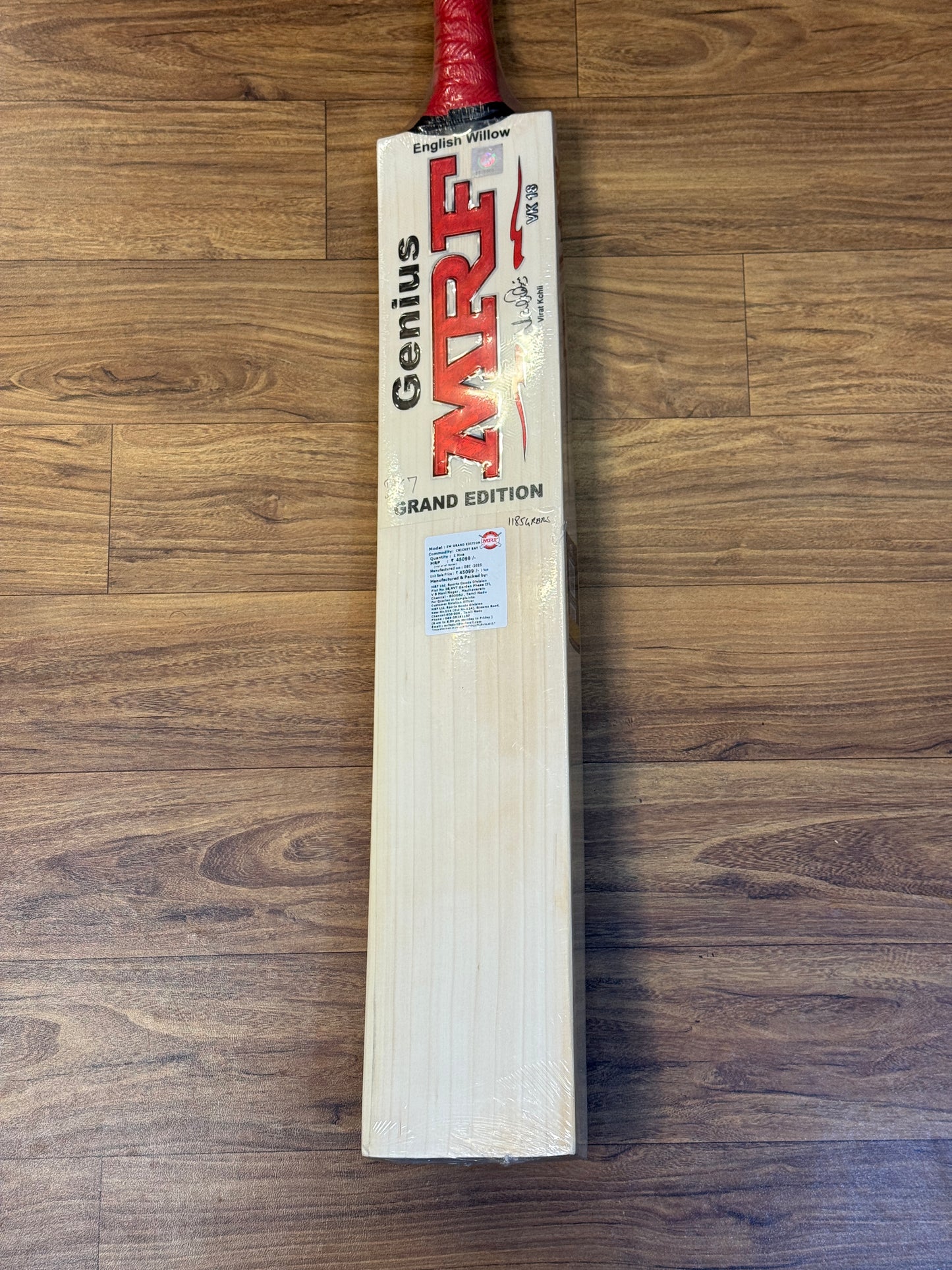 MRF GRAND EDITION ENGLISH WILLOW CRICKET BAT-SH