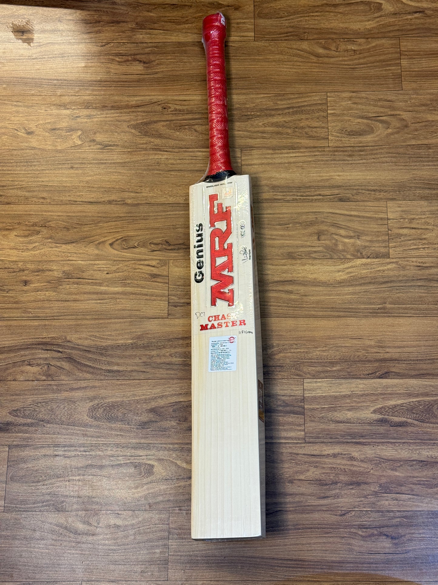 MRF GENIUS CHASE MASTER ENGLISH WILLOW CRICKET BAT-SH