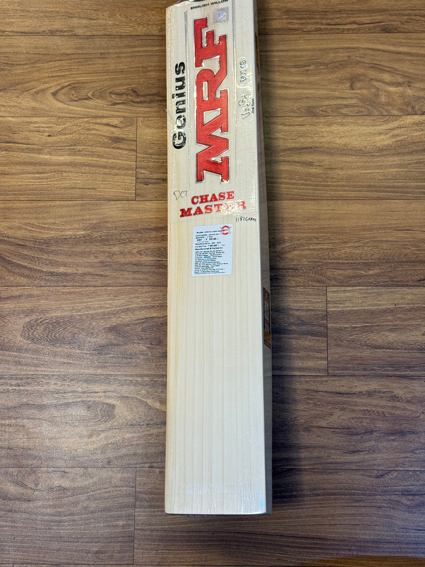 MRF GENIUS CHASE MASTER ENGLISH WILLOW CRICKET BAT-SH