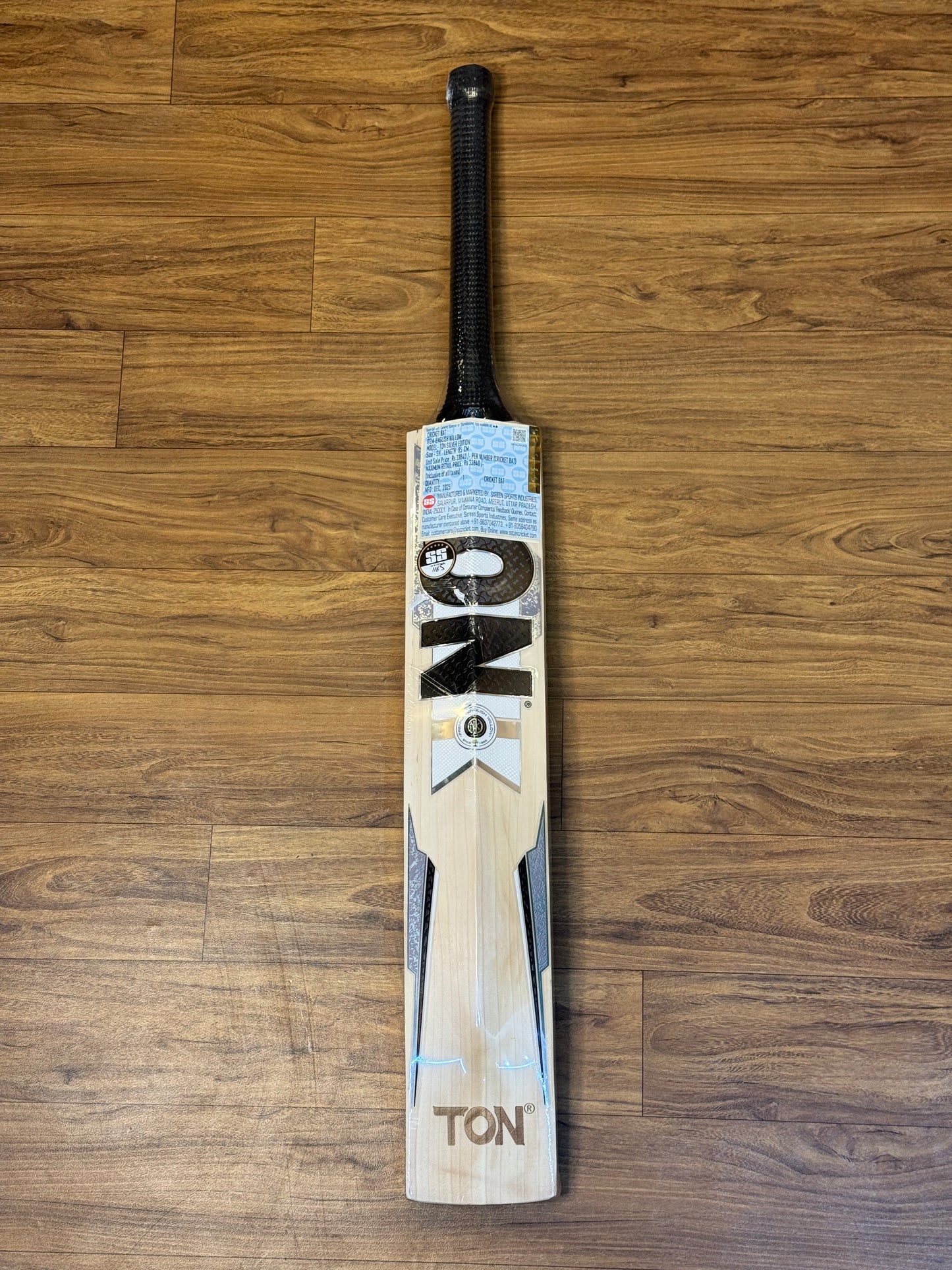 SS TON SILVER EDITION ENGLISH WILLOW CRICKET BAT-SH