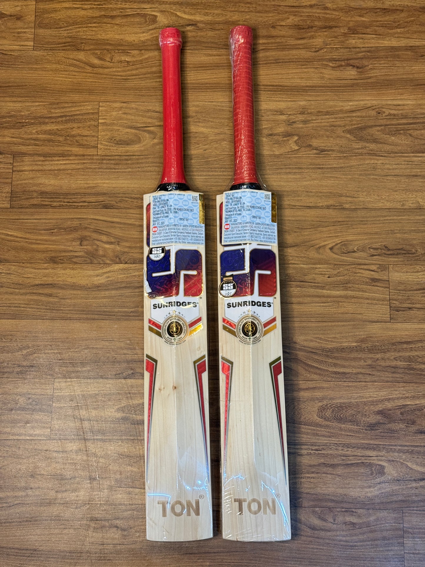 SS SIR RICHARD ENGLISH WILLOW CRICKET BAT-SH
