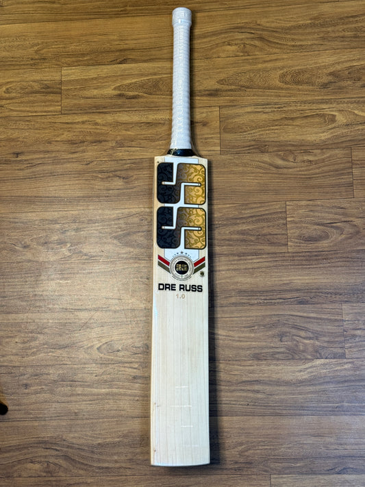 SS DRE RUSS 1.0 ENGLISH WILLOW CRICKET BAT - SH