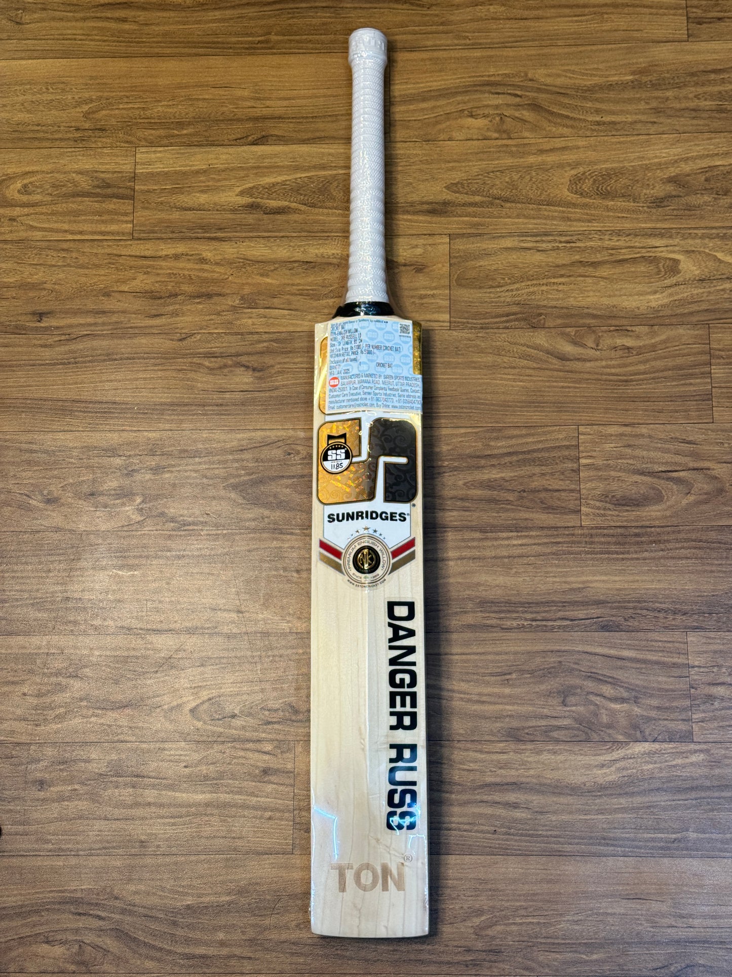 SS DRE RUSS 1.0 ENGLISH WILLOW CRICKET BAT - SH
