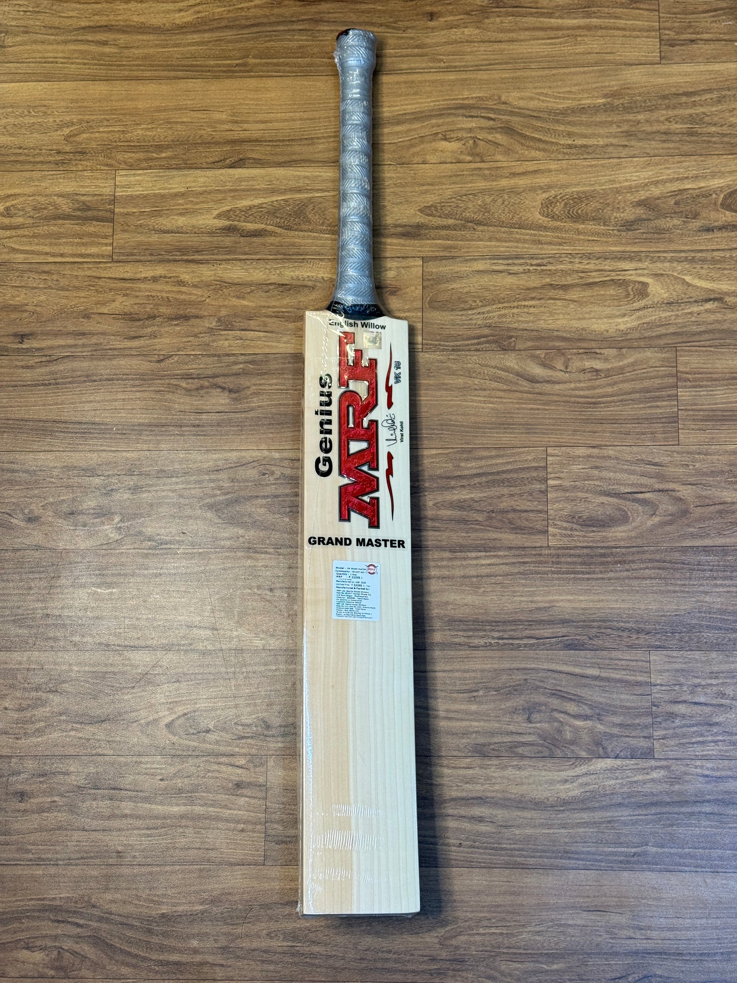 MRF GENIUS GRAND MASTER ENGLISH WILLOW CRICKET BAT - SH