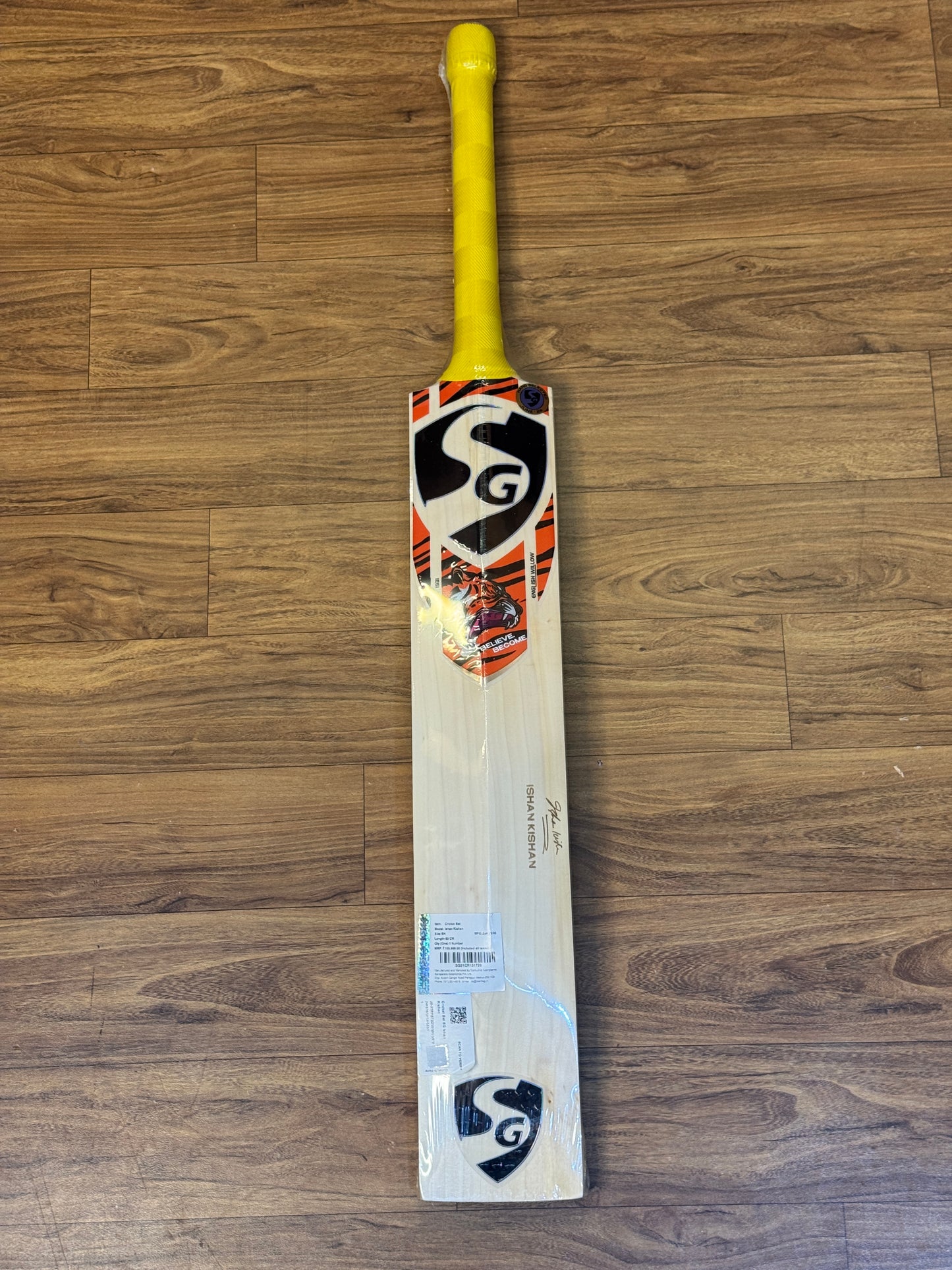 SG IK(ISHAN KISHAN) ENGLISH WILLOW CRICKET BAT-SH