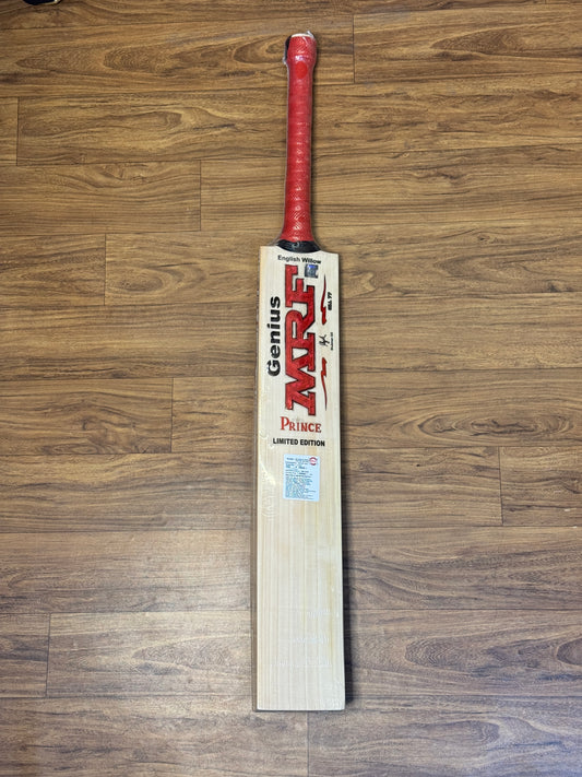 MRF GENIUS PRINCE LIMITED EDITION ENGLISH WILLOW CRICKET BAT-SH