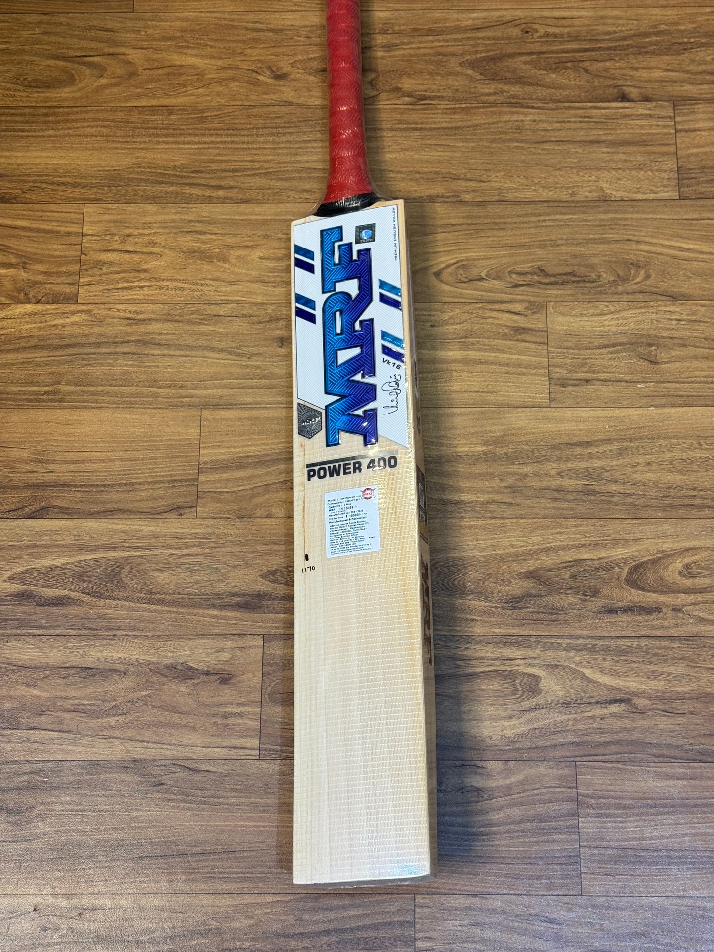MRF POWER 400 ENGLISH WILLOW CRICKET BAT - SH