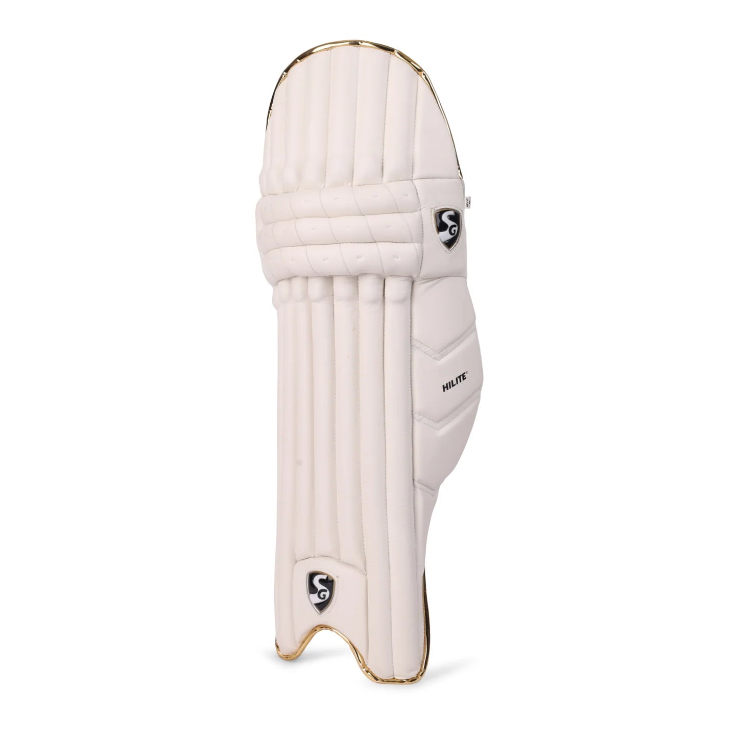 SG HILITE WHITE BATTING LEG GUARD- ADULT