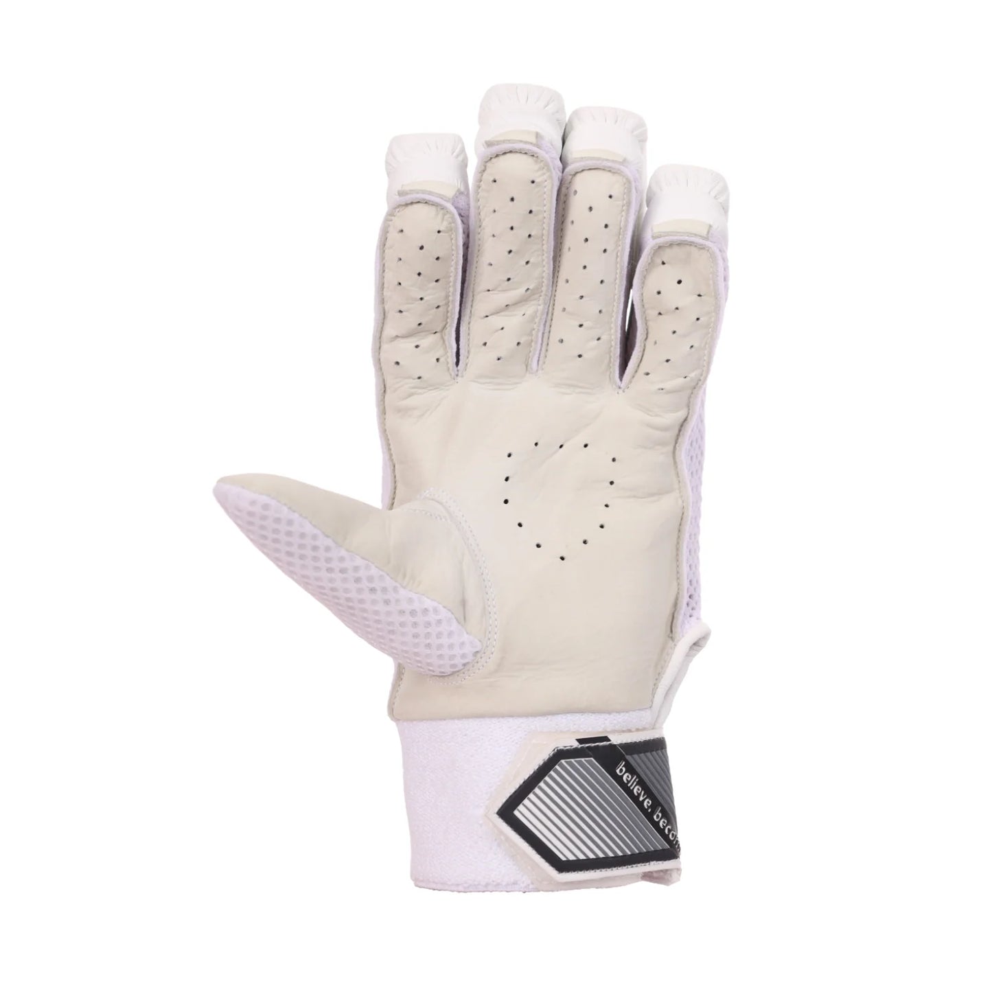 SG LITEVATE WHITE BATTING GLOVE-MENS