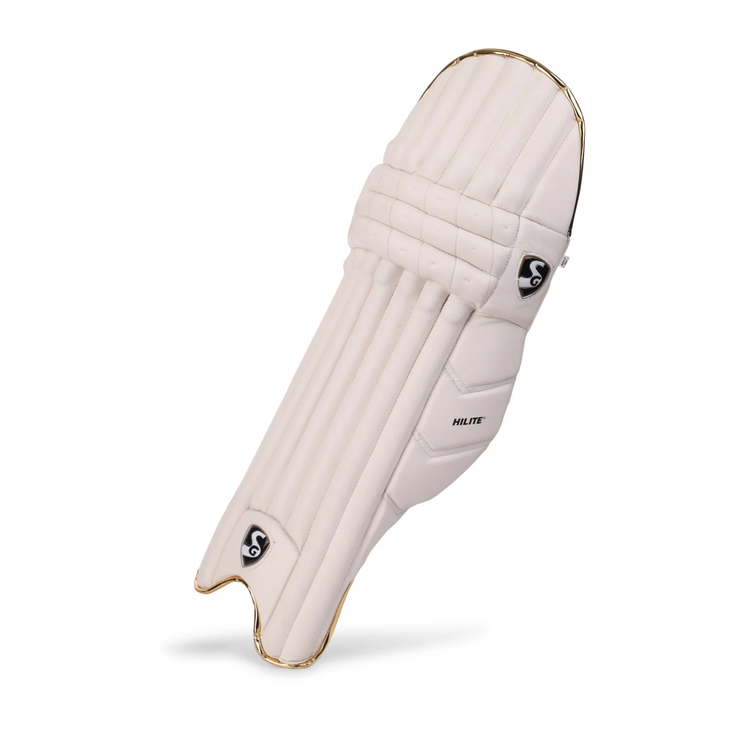 SG HILITE WHITE BATTING LEG GUARD- ADULT