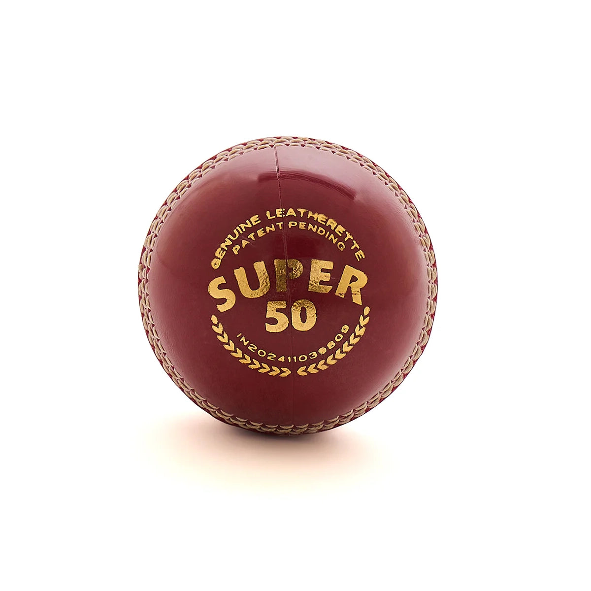 SG SUPER 50 RED LEATHER CRICKET BALL(PACK OF 2)